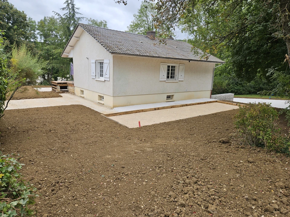 Chariot de construction pour le nettoyage sur un chantier de construction